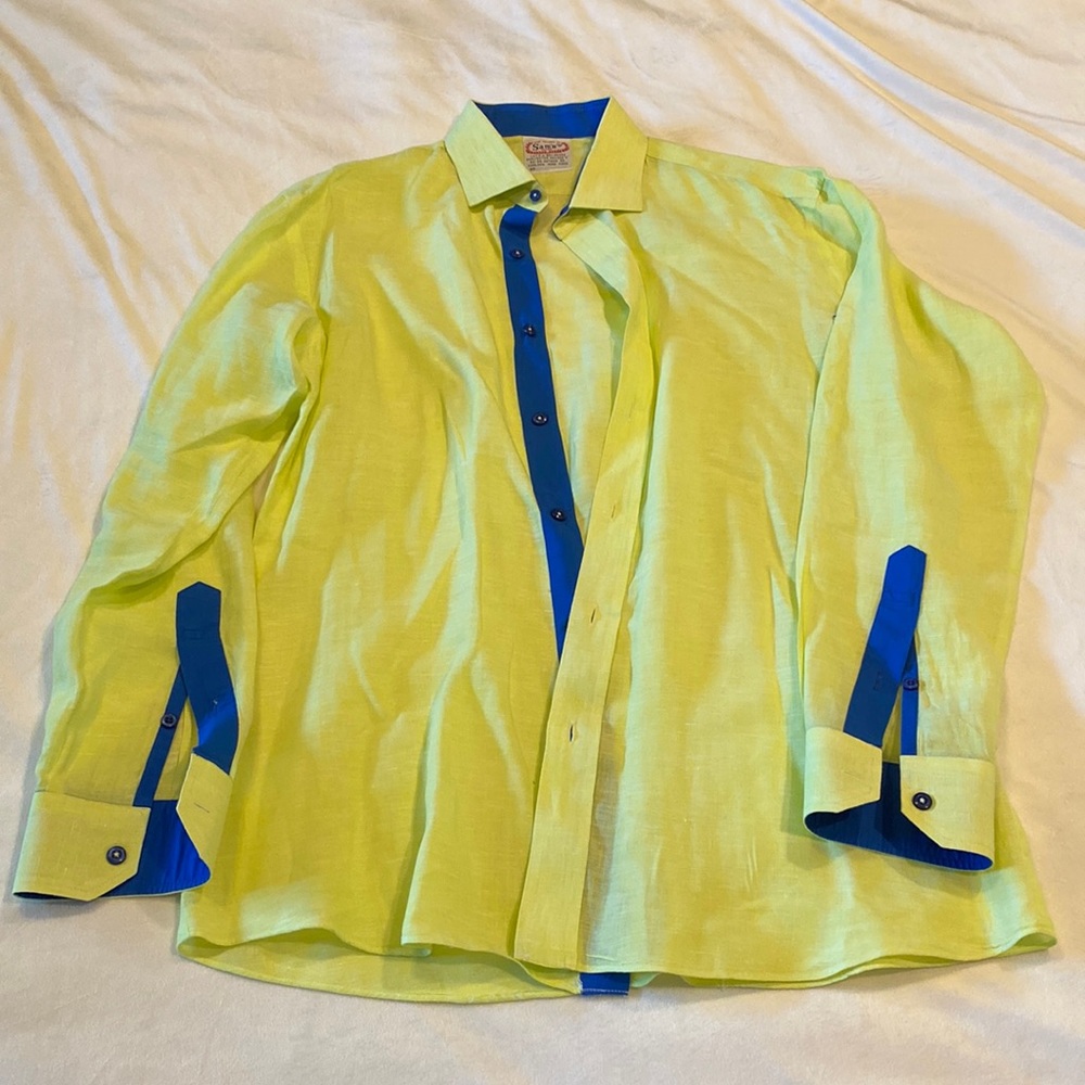 Sam’s Hand Tailored Men’s button down shirt